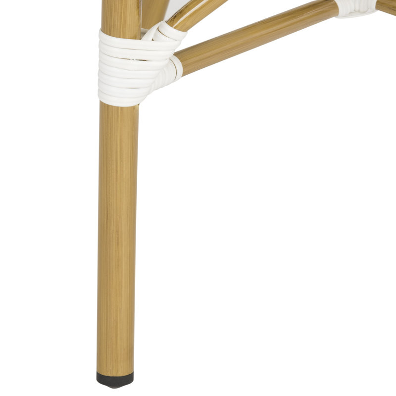 Chaise de patio empilable avec coussin Matilda, Beige