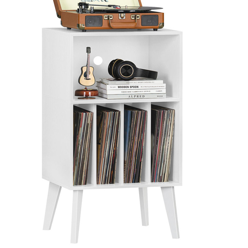 86.87cm H Media Shelves, White