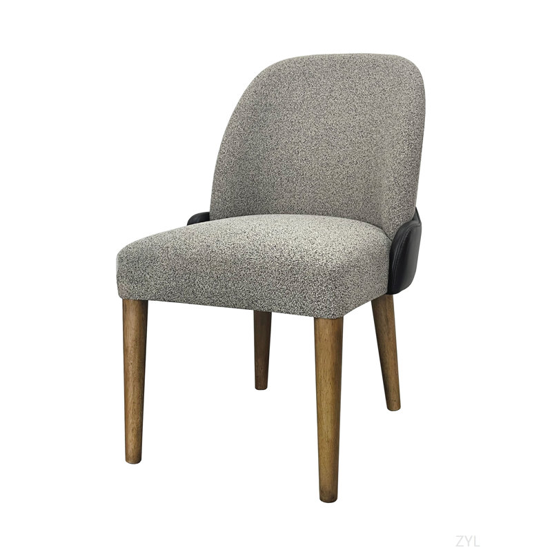 Fauteuil demi-tonneau - Café (ensemble de 2)