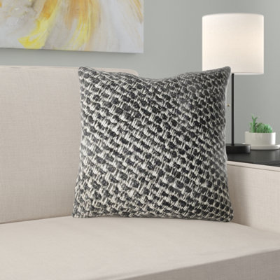 Housse de coussin texturé texturé