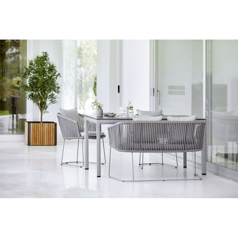 Moments Outdoor Bench, Gray