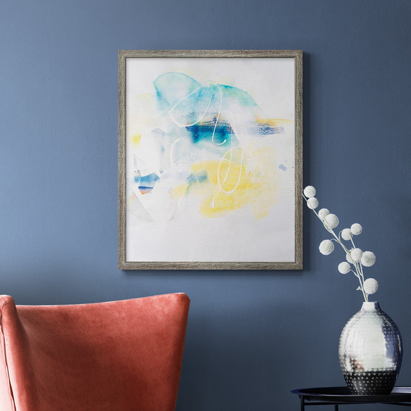 Toile encadrée de qualité supérieure Spacial II - prête à être accrochée, Noir, H 24 po x l 20 po