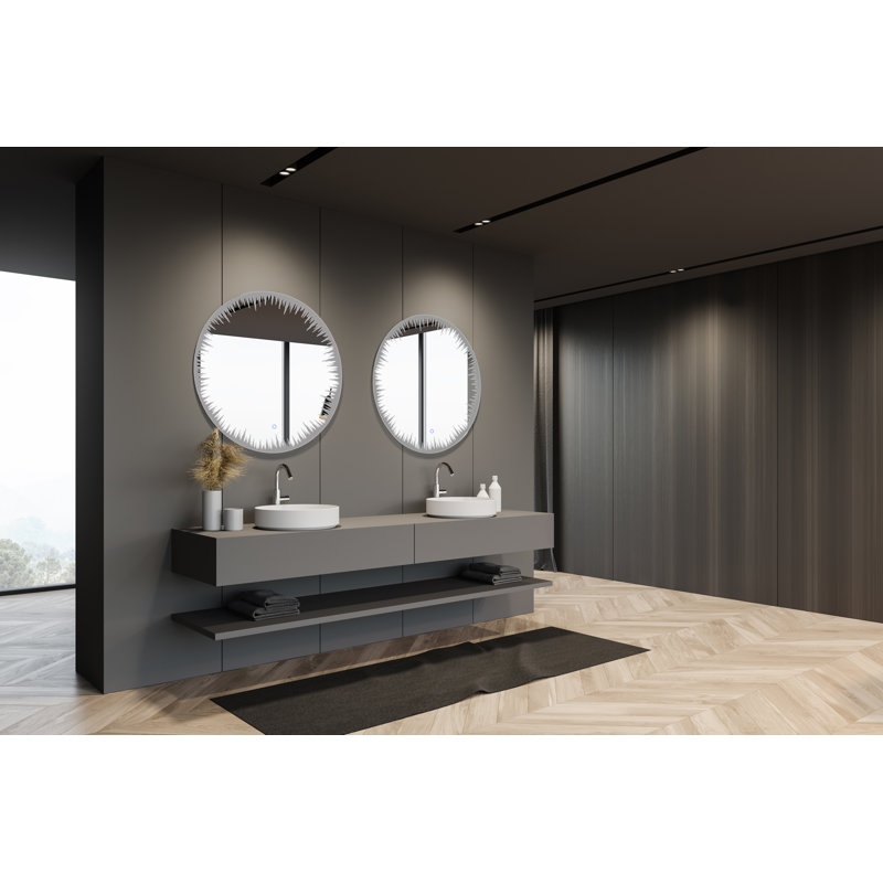 Miroirs DEL Flame 24 ", H 24 po x l 24 po