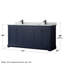 Ensemble de meuble-lavabo double 72 po Avery-41604565-80213068