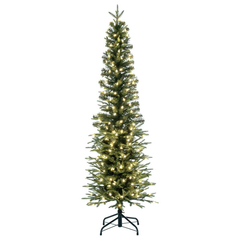 Bixley 4.5' H Lighted Artificial Fir Christmas Tree