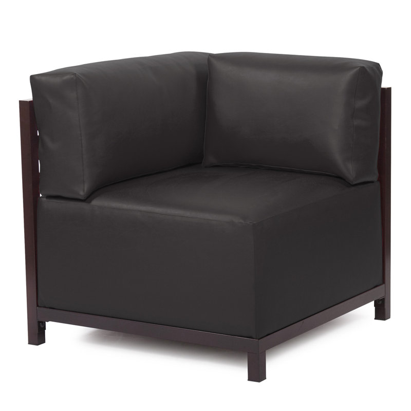 Chaise de coin Gillman, Titane, Noir Atlantis