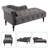 Velvet Chaise Lounge with 1 Pillow-1568428148