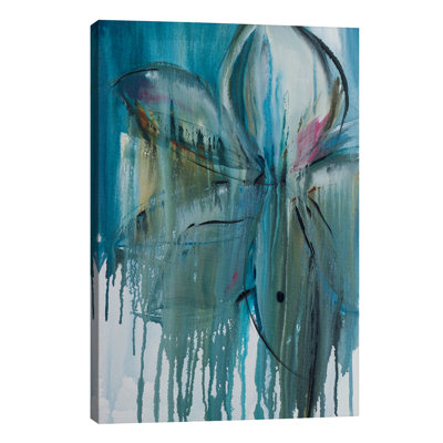 Spring Rain I by Jane M. Robinson - Wrapped Canvas Print