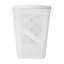 Panier à linge mince 60 L, panier à linge, couvercle, ventilé, plastique, L 17,25 po x l 13,75 po x H 23,5 po, paquet de 2-102445657