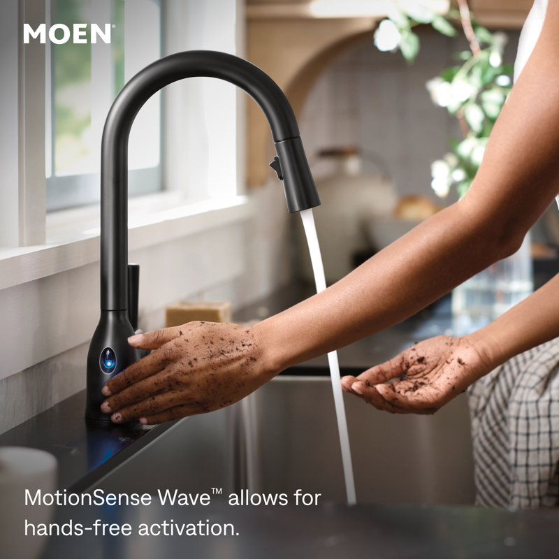 Robinet de cuisine MOEN Essie Touchless, Noir