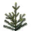 Vickerman 12' x 72" Slim Welch Fraser Fir Artificial UnLit Christmas Tree with 8626 Realistic Blend of PE/PVC Tips, Metal Hinged Branches, Folding Metal Tree Stand-2112830979
