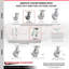 Roulettes pivotantes Kingpinless