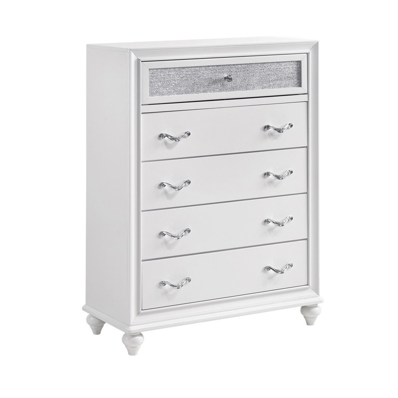 Commode 5 tiroirs en bois massif Bonnaford