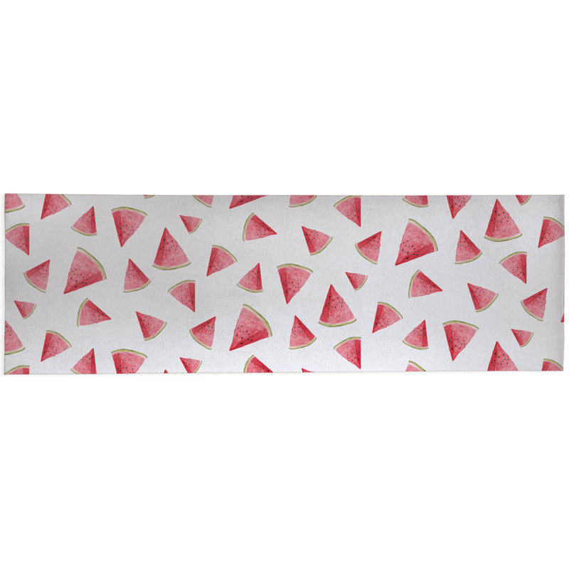 Summer Melon Outdoor Rug, Runner 2'6" x 8'