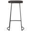 Fulbright Solid Wood Bar Stool with Iron Frame-107732100-107732101
