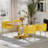 Rectangle Pedestal Dining Set with Woven Dining Chair-514036283-514036300