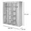 Worthley 1 Door Stainless Steel Wardrobe