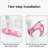Dog Harness Adjustable Reflective Polyester Pink-118161263
