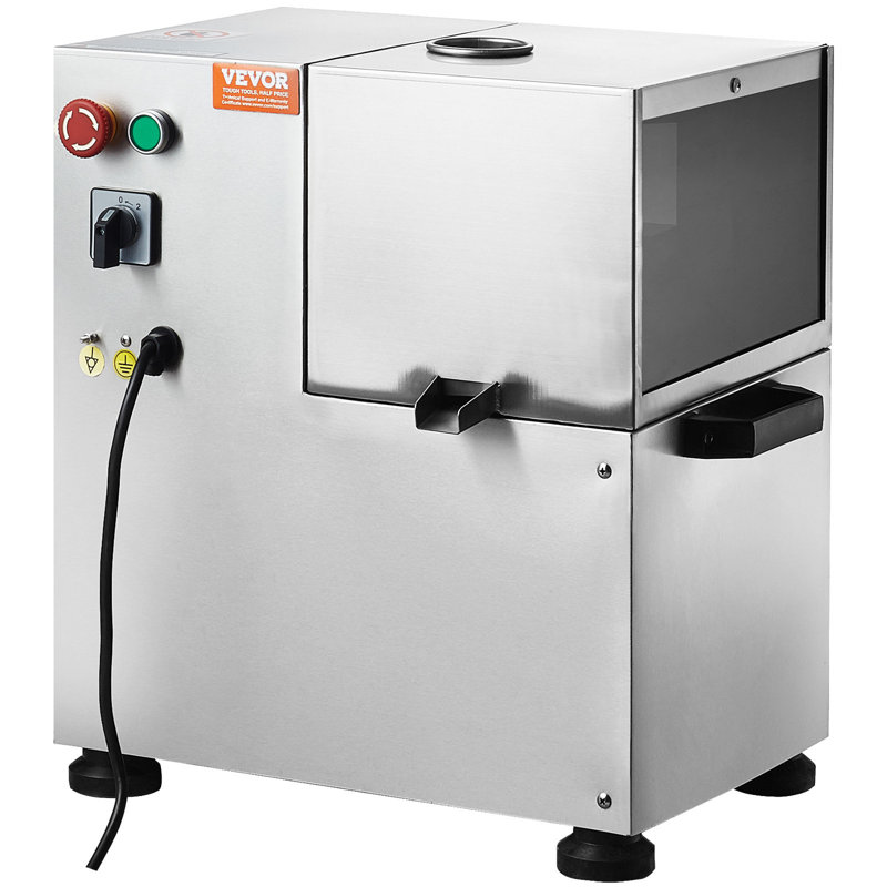 Centrifugeuse à sucre électrique, machine de 800 W avec sortie 661LBS / H, 4 rouleaux, réglage automatique de la pression