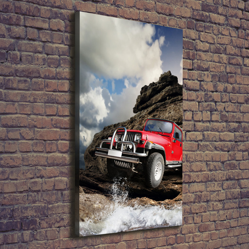 Off-Road Car - Wrapped Canvas Print