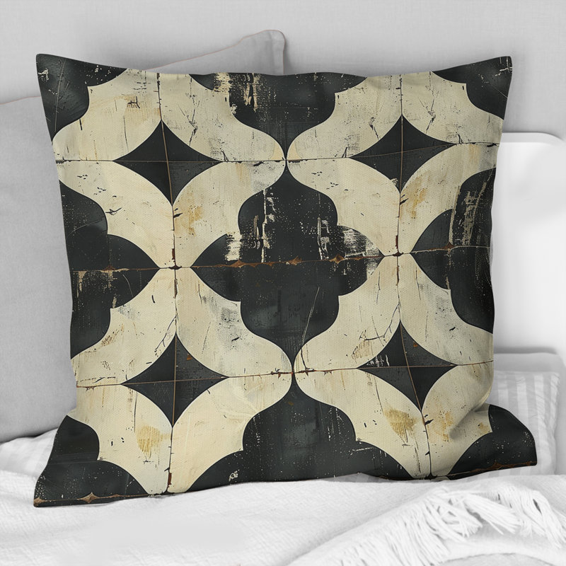 Coussin Beige, H 16 po x l 16 po