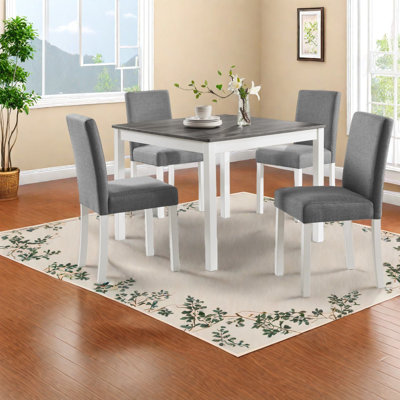 Modern Compact Dining Table Sets, Durable Wood Construction, Perfect For Small Kitchen Dining