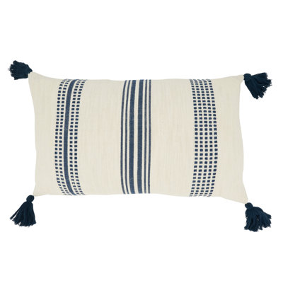 Croetter Collection Striped Throw Pillow