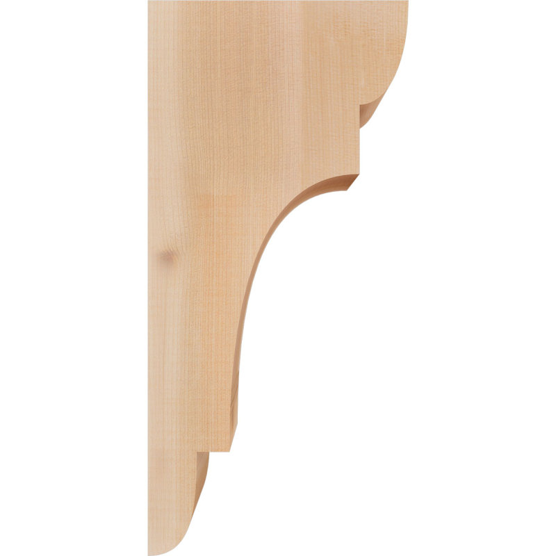 New Brighton Corbel, H 16 po x l 3,5 po x P 8 po, Cèdre rouge, Lisse