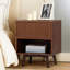 Table de chevet ouverte à 1 tiroir avec rangement à pousser pour chambre Tremolo-1132992199