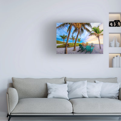 «Life Is A Beach» par Celebrate Life Gallery - photographie sur toile tendue