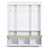 Elegant APP-Controlled LED Hall Tree with Bench, 9 Hooks, 3 Cabinets & Shelves, Farmhouse Entryway Organizer, White-1489470342