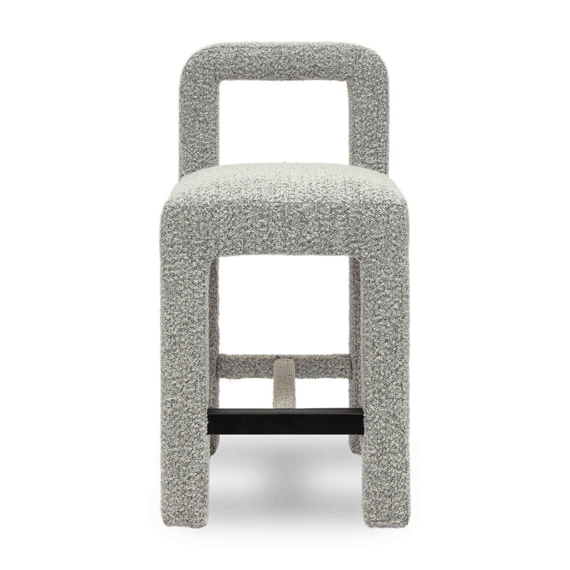 Tabouret de comptoir crème, Gris
