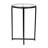 Hampstead Collection End Table - Modern Laminate Accent Table with Crisscross Frame-850828329-850828338
