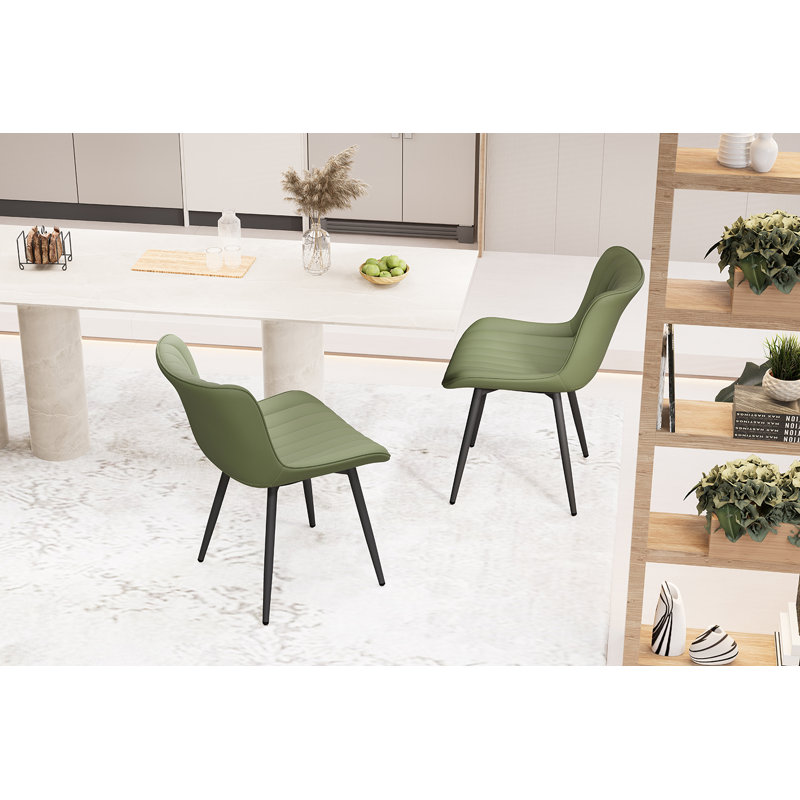 Chaise d'appoint Esai, Vert haricot