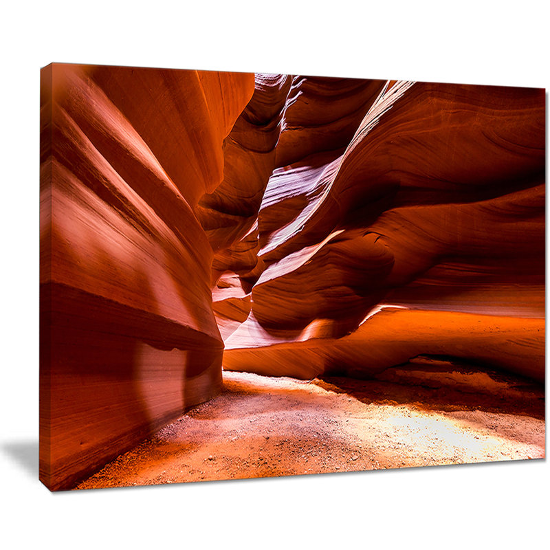 « souffle antilope canyon », impression sur toile tendue, H 8 po x l 12 po x P 1 po