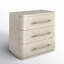 Modern Mood Three Drawer Nightstand-587332619