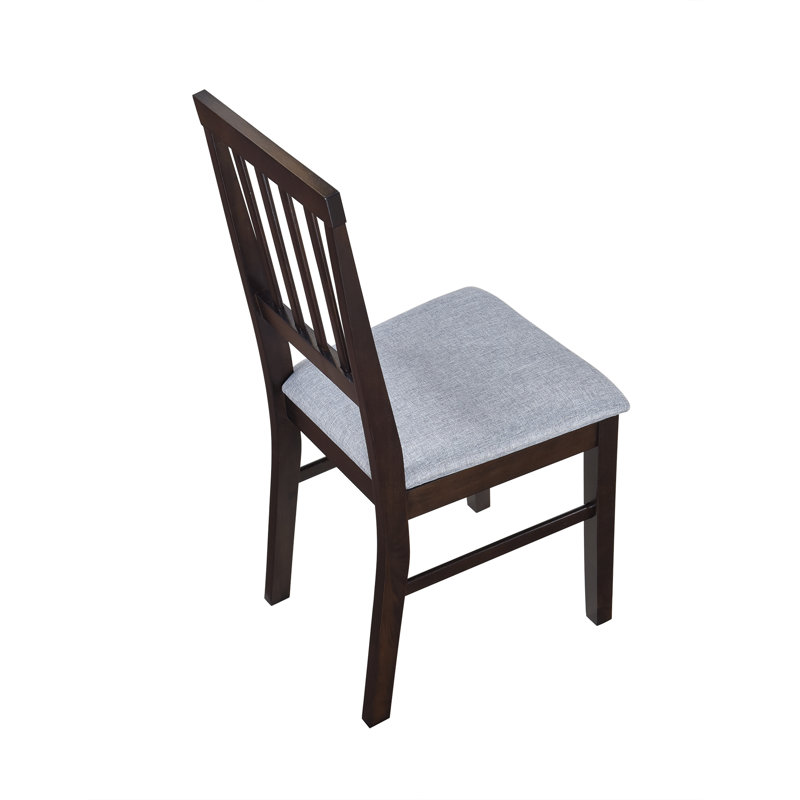 Chaise d'appoint en tissu, Espresso