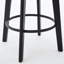 360 chaises de bar rotatives avec siège en velours et base solide, bleu marine, de 2 attrayantes pour bistro, 2 pièces