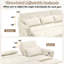 Canapé innovant 2 en 1 avec canapé-lit, fauteuil inclinable réversible et dossier réglable pour des espaces de vie multifonctionnels-944841679