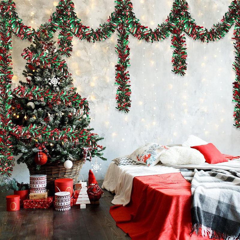 Guirlande de Noël 100 pi Guirlande de Noël guirlande de Noël