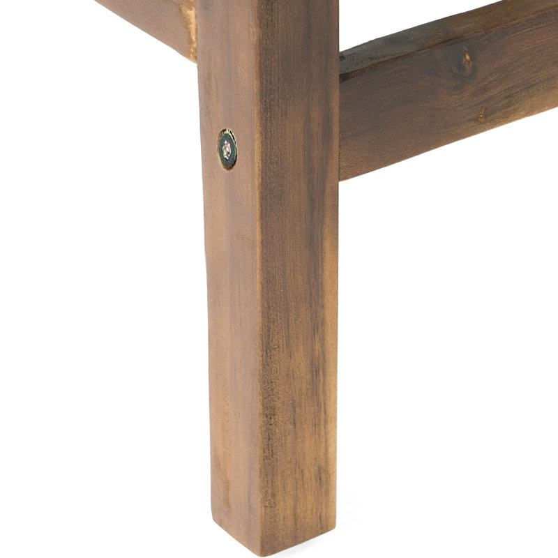 Hauteur de comptoir d'extérieur en bois de 2, conception rustique, lambris pour fonction, cadre en H massif, bois, lambris, style,
