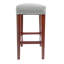 Chaise d'appoint rembourrée en cuir-403684223