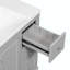 Ensemble de meuble-lavabo simple 36 po avec plateau en résine Clareatha-920727116