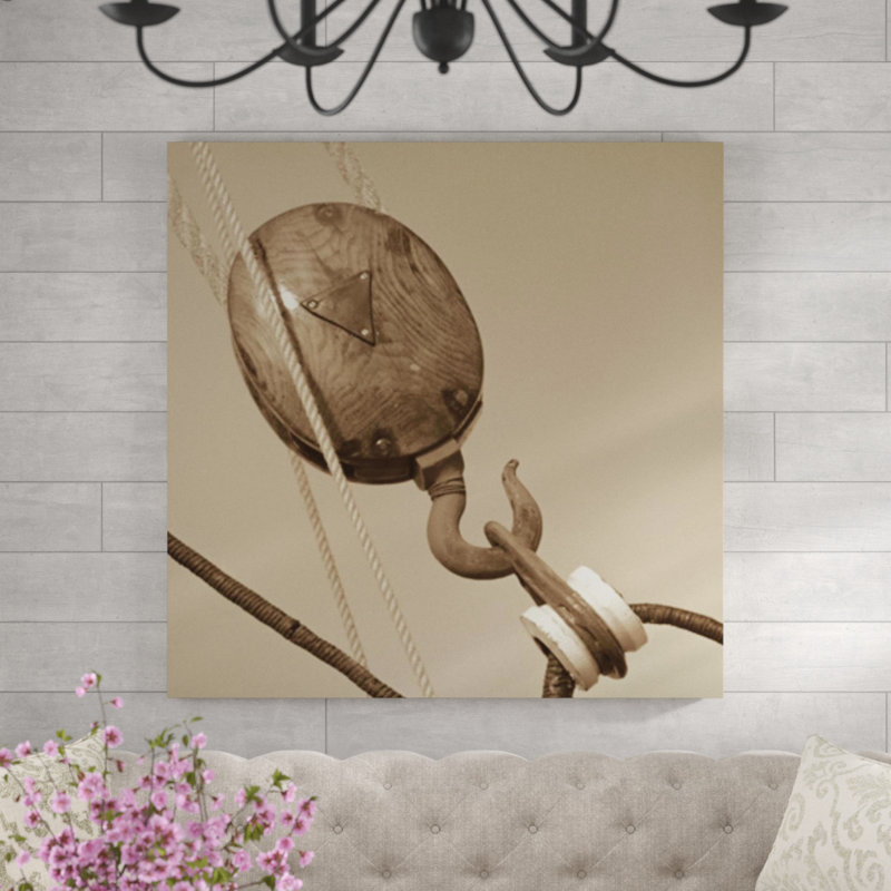 «Nautical Aspect VI» par Michael Kahn - impression, Couche de verre, H 47 po x l 47 po x P 1,5 po