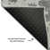 Premium Machine Washable Cerrito AMF501 Charcoal Rug