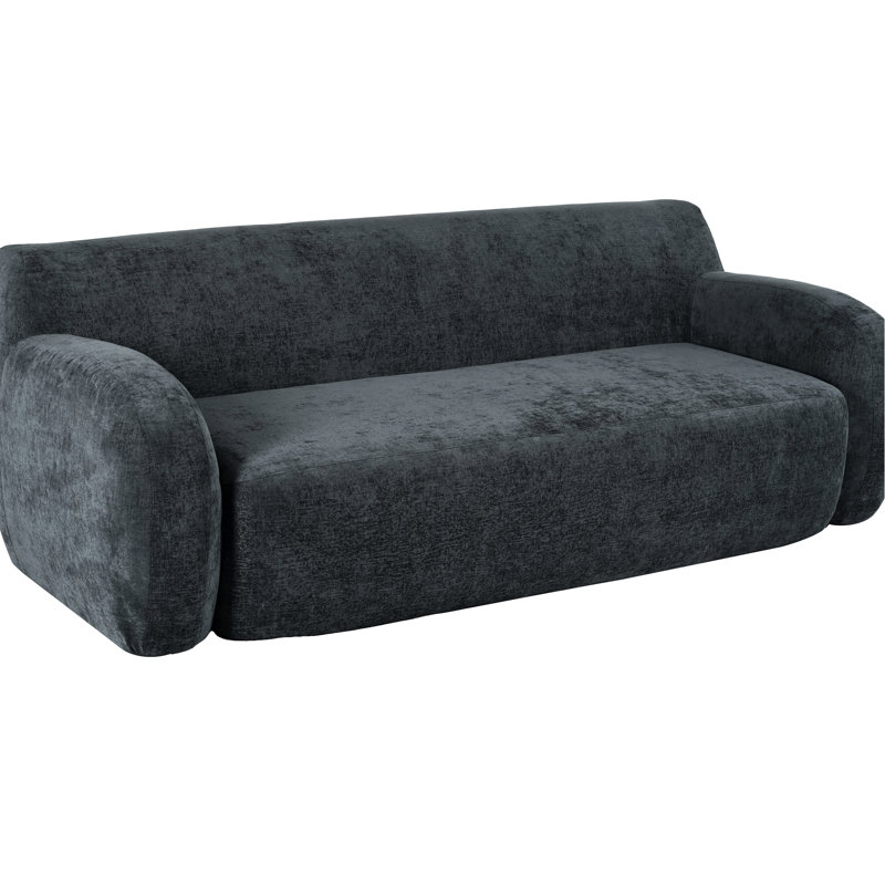 81,5 "Curved 3 - Très grands sièges, gris, rembourrage en éponge, design élégant pour la vie moderne, Gris