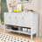 Storage Cabinet with Premium Finish and Stable Raised Legs-406881323