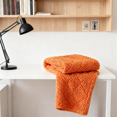 Jeté de qualité supérieure pour canapé et lit, couverture jacquard ultra douce et légère en tissage gaufré pour une chaleur et un confort en toute saison