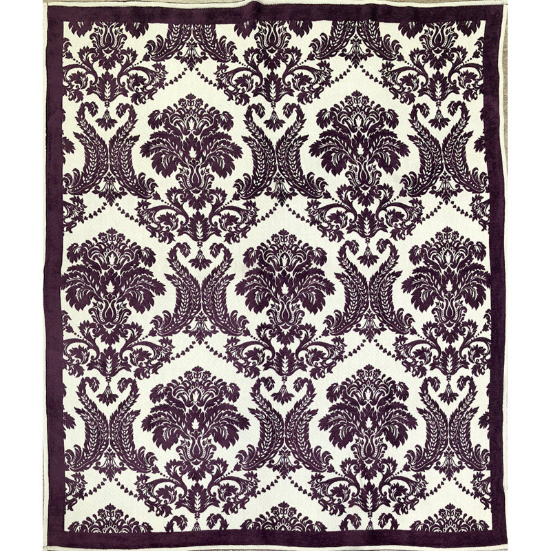  Jeté en bois / viscose