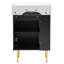 Meuble-lavabo simple 21,6 po, armoire combinée, meuble de rangement pour salle de bain, lavabo simple en céramique-103546071